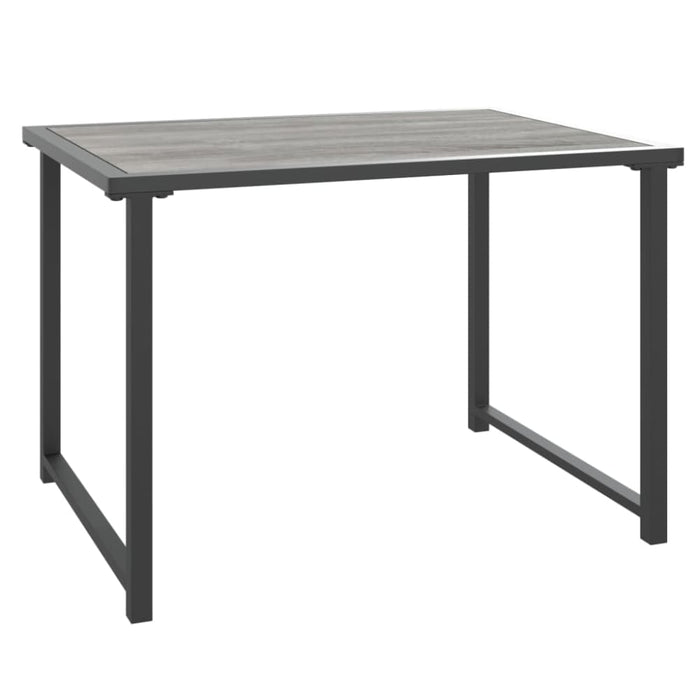 Garden Table Anthracite 55x40x37 Cm Steel Tppnxo