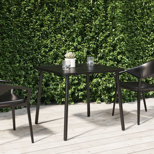Garden Table Anthracite 80x80x71 Cm Steel Tlxiti