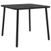 Garden Table Anthracite 80x80x71 Cm Steel Tlxiti