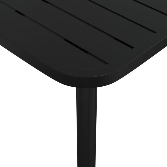 Garden Table Anthracite 80x80x71 Cm Steel Tlxiti