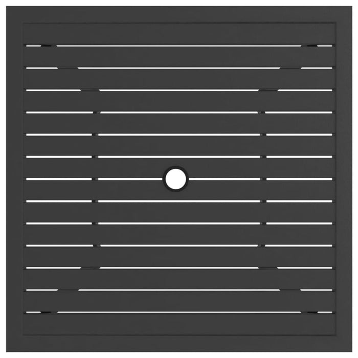 Garden Table Anthracite 81.5x81.5x72 Cm Steel Toxoln