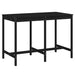 Garden Table Black 159.5x82.5x110 Cm Solid Wood Pine Nxabkk