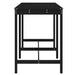 Garden Table Black 159.5x82.5x110 Cm Solid Wood Pine Nxabkk