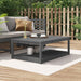 Garden Table Grey 121x82.5x45 Cm Solid Wood Pine Nxaopb
