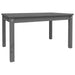 Garden Table Grey 82.5x50.5x45 Cm Solid Wood Pine Nxaoop