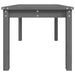 Garden Table Grey 82.5x50.5x45 Cm Solid Wood Pine Nxaoop