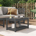 Garden Table Grey 82.5x50.5x45 Cm Solid Wood Pine Nxaotl
