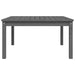 Garden Table Grey 82.5x82.5x45 Cm Solid Wood Pine Nxaoxx