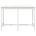 Garden Table White 159.5x82.5x110 Cm Solid Wood Pine Nxabkl