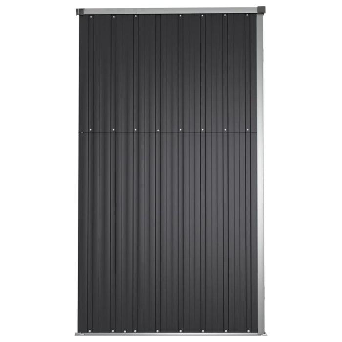 Garden Tool Shed Anthracite 161x89x161 Cm Galvanised Steel