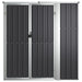 Garden Tool Shed Anthracite 161x89x161 Cm Galvanised Steel