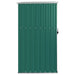 Garden Tool Shed Green 88x89x161 Cm Galvanised Steel Tolxbp