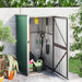 Garden Tool Shed Green 88x89x161 Cm Galvanised Steel Tolxbp