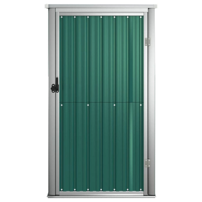 Garden Tool Shed Green 88x89x161 Cm Galvanised Steel Tolxbp