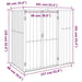Garden Tool Shed Grey 161x89x161 Cm Galvanised Steel Tolxob