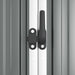 Garden Tool Shed Grey 161x89x161 Cm Galvanised Steel Tolxob