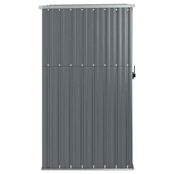 Garden Tool Shed Grey 88x89x161 Cm Galvanised Steel Tolxbl