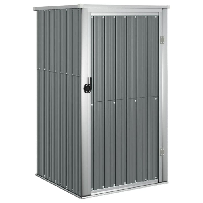 Garden Tool Shed Grey 88x89x161 Cm Galvanised Steel Tolxbl