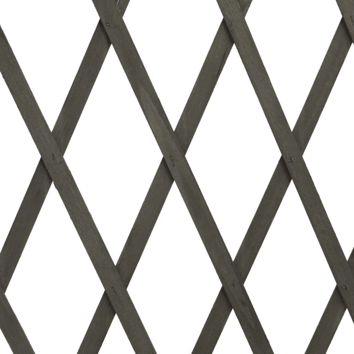 Garden Trellis Fence Grey 180x100 Cm Solid Firwood Toanxk
