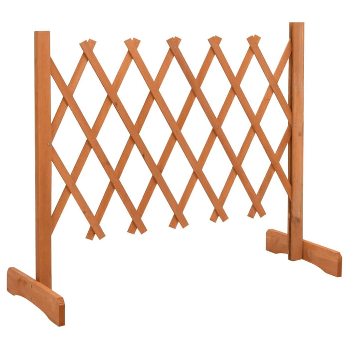 Garden Trellis Fence Orange 120x60 Cm Solid Firwood Toanxx