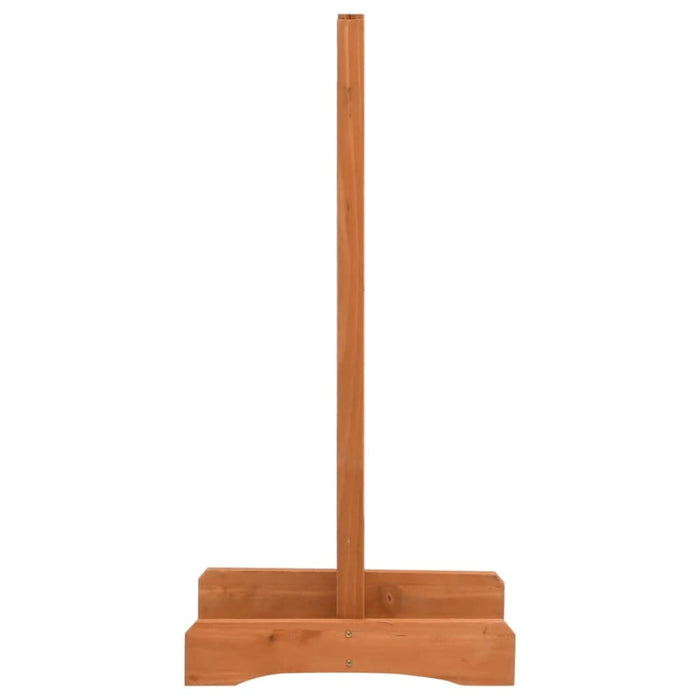 Garden Trellis Fence Orange 120x60 Cm Solid Firwood Toanxx