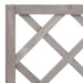 Garden Trellis Planter Grey 70x30x135 Cm Solid Firwood
