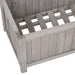 Garden Trellis Planter Grey 70x30x135 Cm Solid Firwood