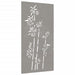 Garden Wall Decoration 105x55 Cm Corten Steel Bamboo Design
