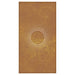 Garden Wall Decoration 105x55 Cm Corten Steel Sun Design