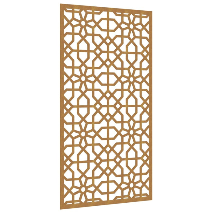 Garden Wall Decoration 105x55 Cm Corten Steel Moorish