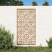 Garden Wall Decoration 105x55 Cm Corten Steel Moorish
