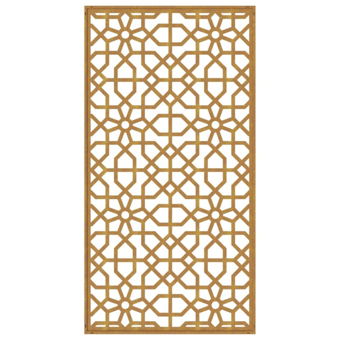 Garden Wall Decoration 105x55 Cm Corten Steel Moorish
