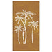 Garden Wall Decoration 105x55 Cm Corten Steel Palm Tree