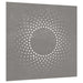 Garden Wall Decoration 55x55 Cm Corten Steel Sun Design