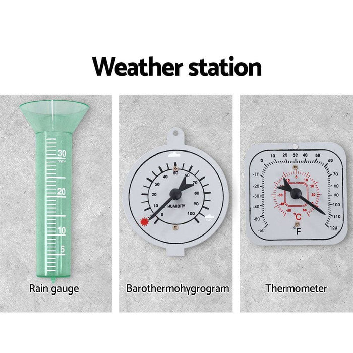 Garden Windmill 6ft 186cm Metal Ornaments Outdoor Decor