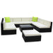 Gardeon 10pc Outdoor Furniture Sofa Set Wicker Garden Patio