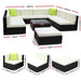 Gardeon 10pc Sofa Set with Storage Cover Outdoor Furniture