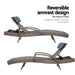 Gardeon Set of 2 Sun Lounge Outdoor Furniture Wicker