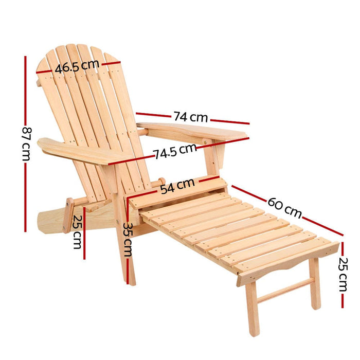 Gardeon Set of 2 Outdoor Sun Lounge Chairs Patio Furniture