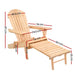 Gardeon Set of 2 Outdoor Sun Lounge Chairs Patio Furniture