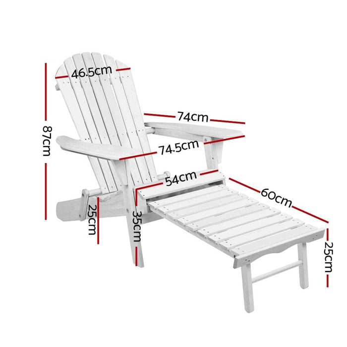 Gardeon Set of 2 Outdoor Sun Lounge Chairs Patio Furniture