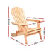 Gardeon Set of 2 Patio Furniture Outdoor Chairs Beach Chair