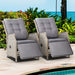 Gardeon Set of 2 Recliner Chairs Sun Lounge Outdoor