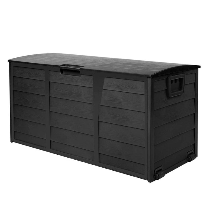 Gardeon 290l Outdoor Storage Box - All Black