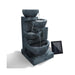 Gardeon 4 Tier Solar Powered Water Fountain with Light