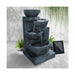 Gardeon 4 Tier Solar Powered Water Fountain with Light