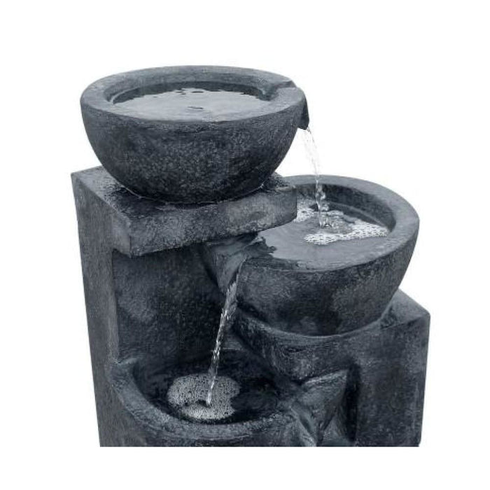 Gardeon 4 Tier Solar Powered Water Fountain with Light