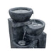 Gardeon 4 Tier Solar Powered Water Fountain with Light
