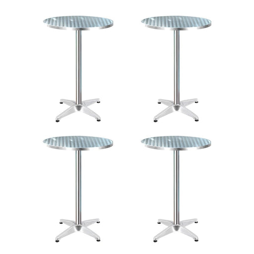 Gardeon 4pcs Outdoor Bar Table Furniture Adjustable