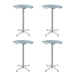 Gardeon 4pcs Outdoor Bar Table Furniture Adjustable